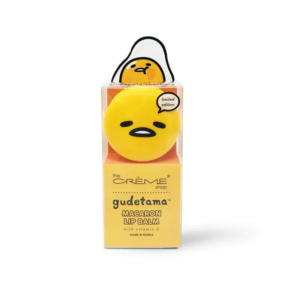 The Creme Shop Gudetama Macaron Lip Balm - Pineapple Sherbert 0.26 온스