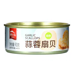 Canned scallops with garlic 90*1 can 90 g