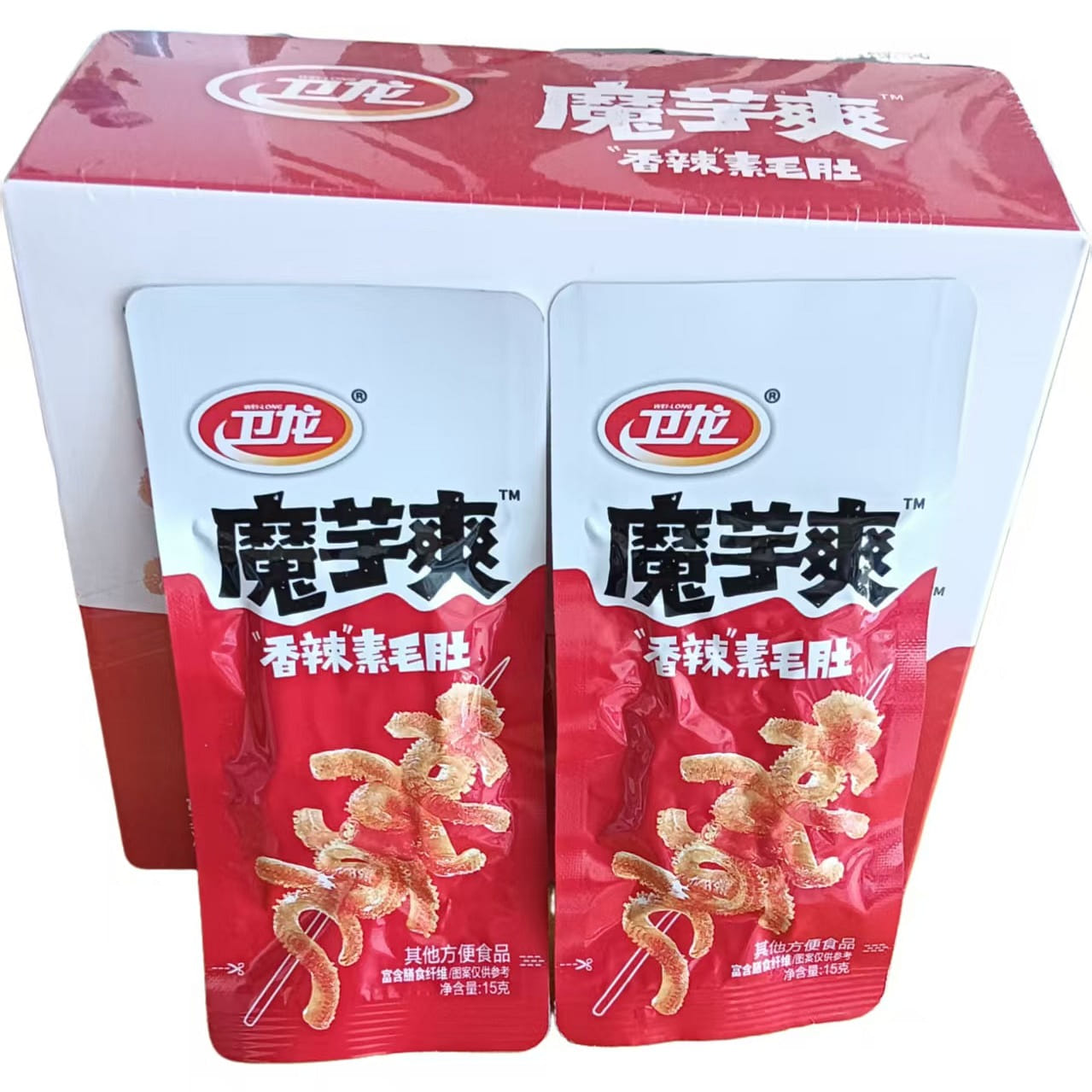 Weilong Spicy Vegetarian Tripe 15g*2 bags 30 g