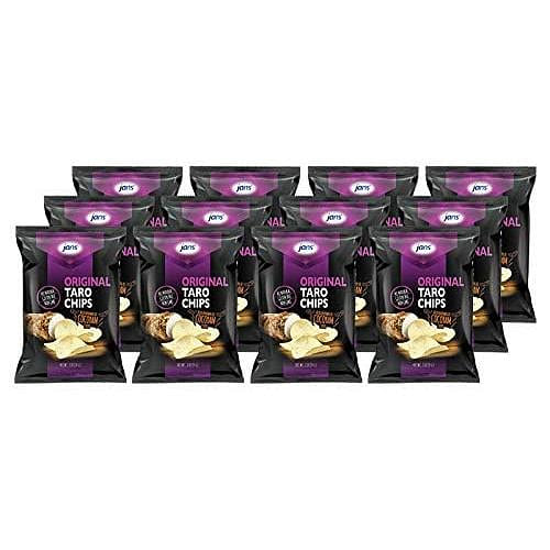 Jans - Root Chips Original Taro 3 Oz Pack of 12 3 oz*12 pack