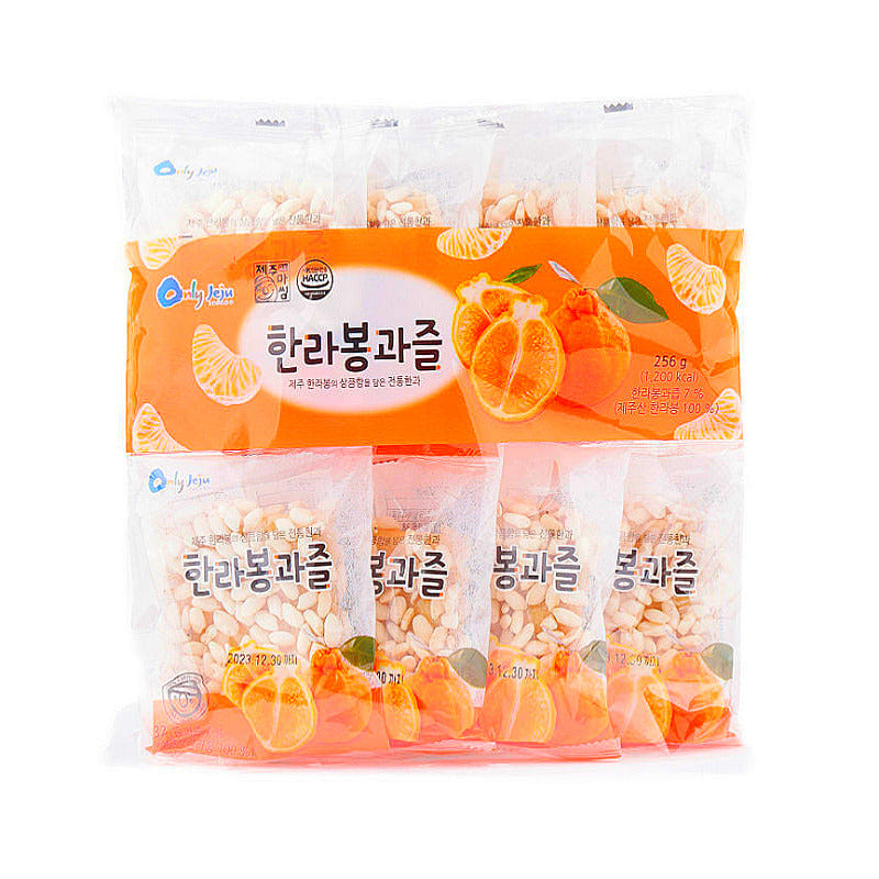 [Hangwa] Jeju Olle Hallabong Gwazel Korean Traditional Snack (32g*8ea) 256 g