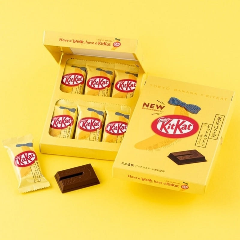 Tokyo Banana KitKat Chocolate Wafers 6 pcs 1 케이스