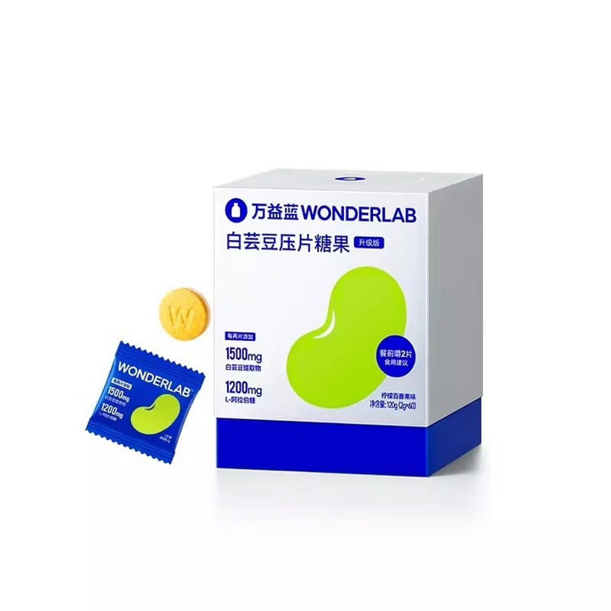 White Kidney Bean Blocker Chewable Big Meal Hi Eat Saviour Dietary Fibre 60 tablets 1 케이스