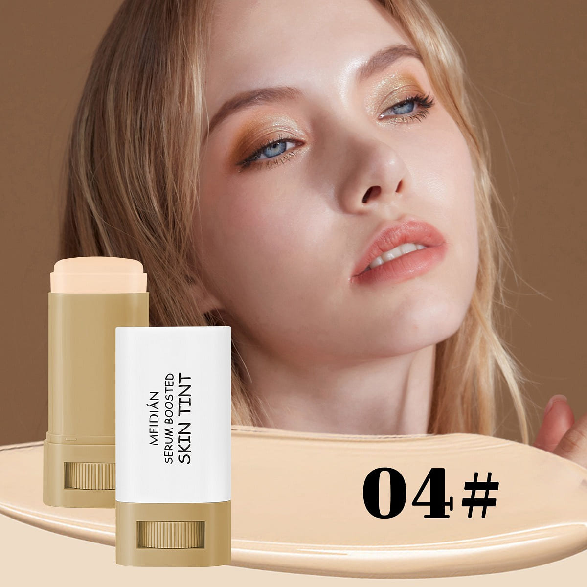 6-Shade Colour-ChangingConcealerFoundationStick#04 1 count