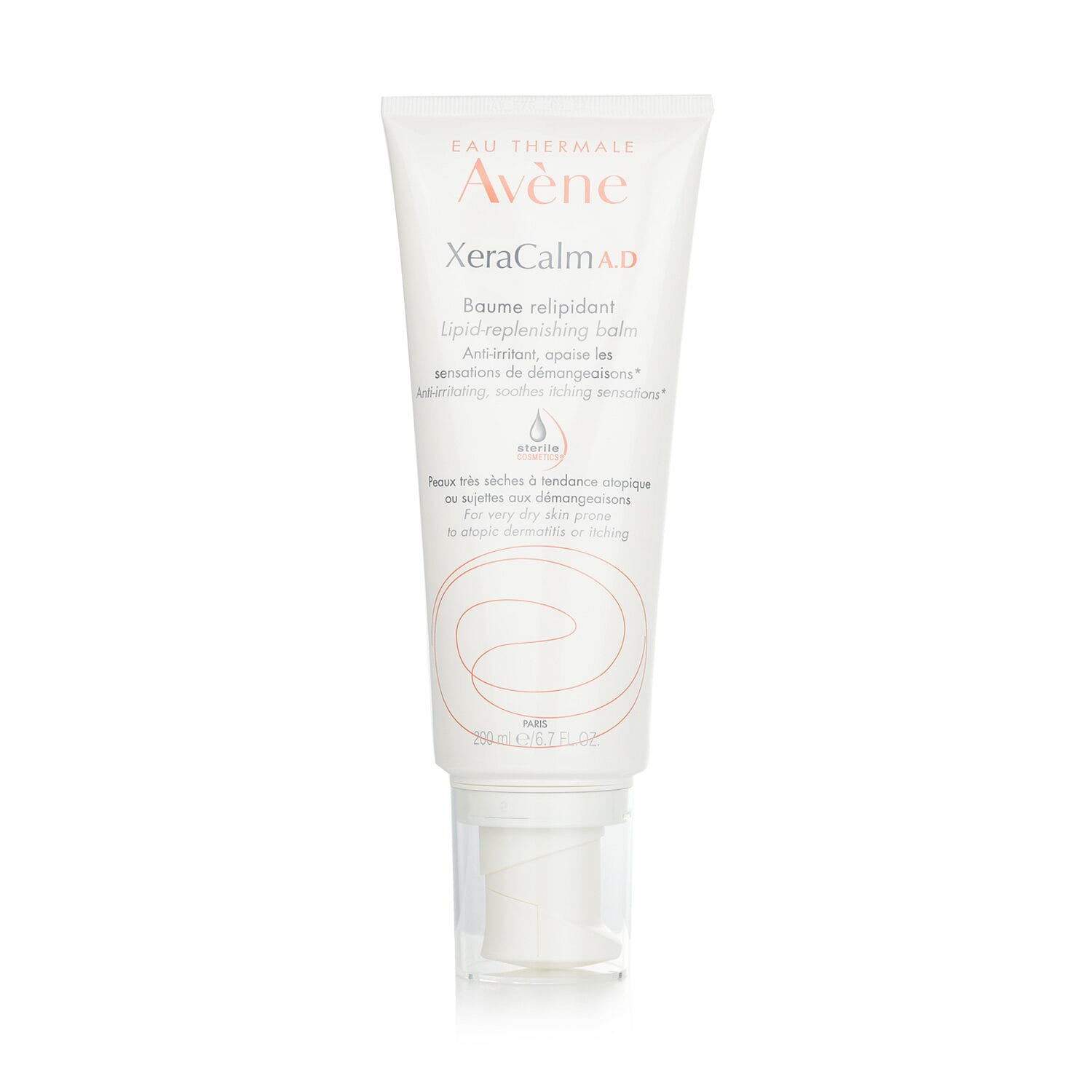 Avene XeraCalm A.D Lipid-Replenishing Balm - For Very Dry Skin Prone to Atopic Dermatitis or Itching 200 밀리리터