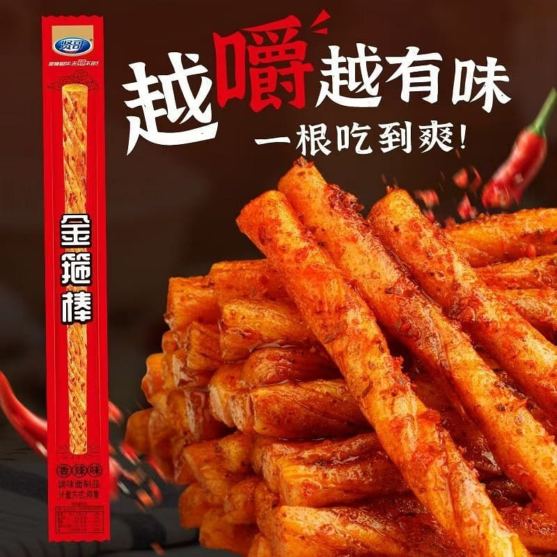 Golden Band Vegetarian Beef Tendon 30 a super long net red spicy chili bar snack 1 개