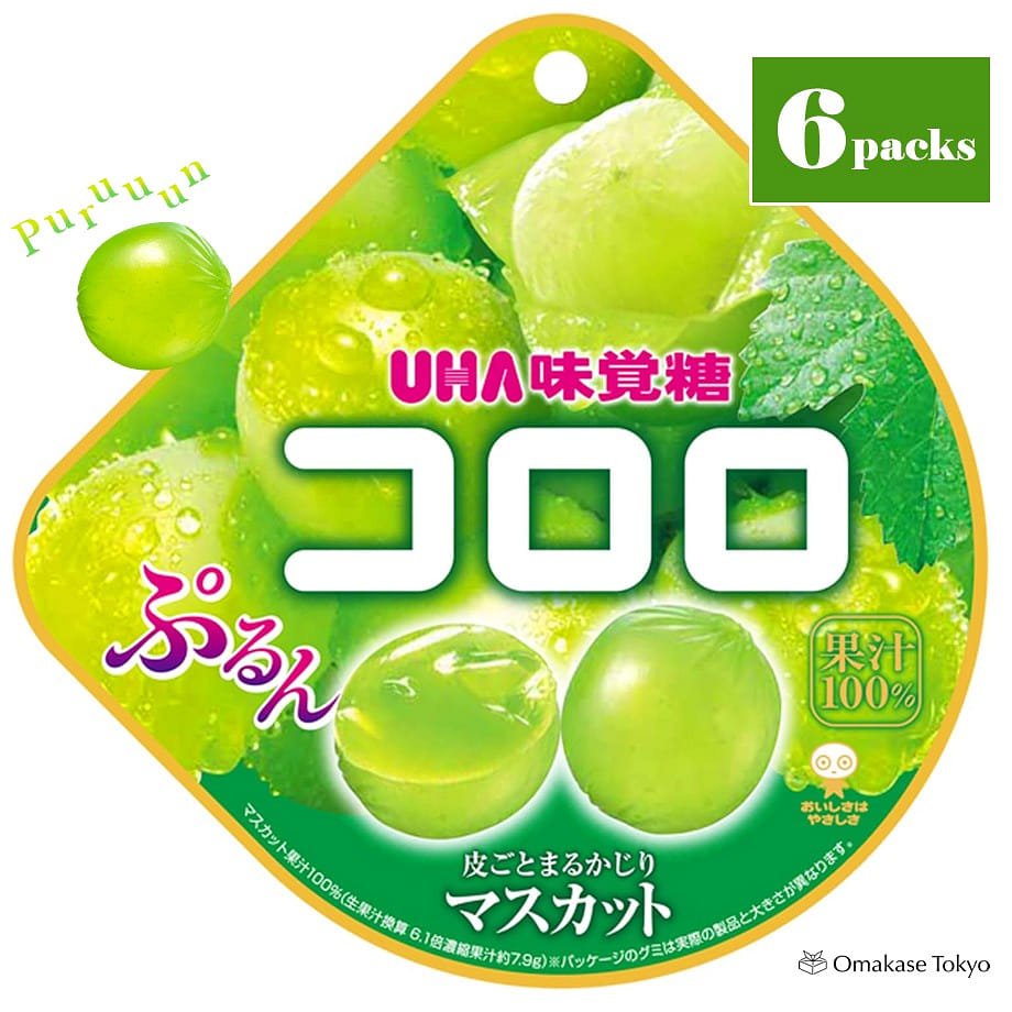 UHA Mikakuto Kororo Muscat Grape Gummy Candy 288 그램