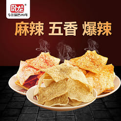 [1 package] Wolong handmade old stove crispy rice is very spicy 400 g