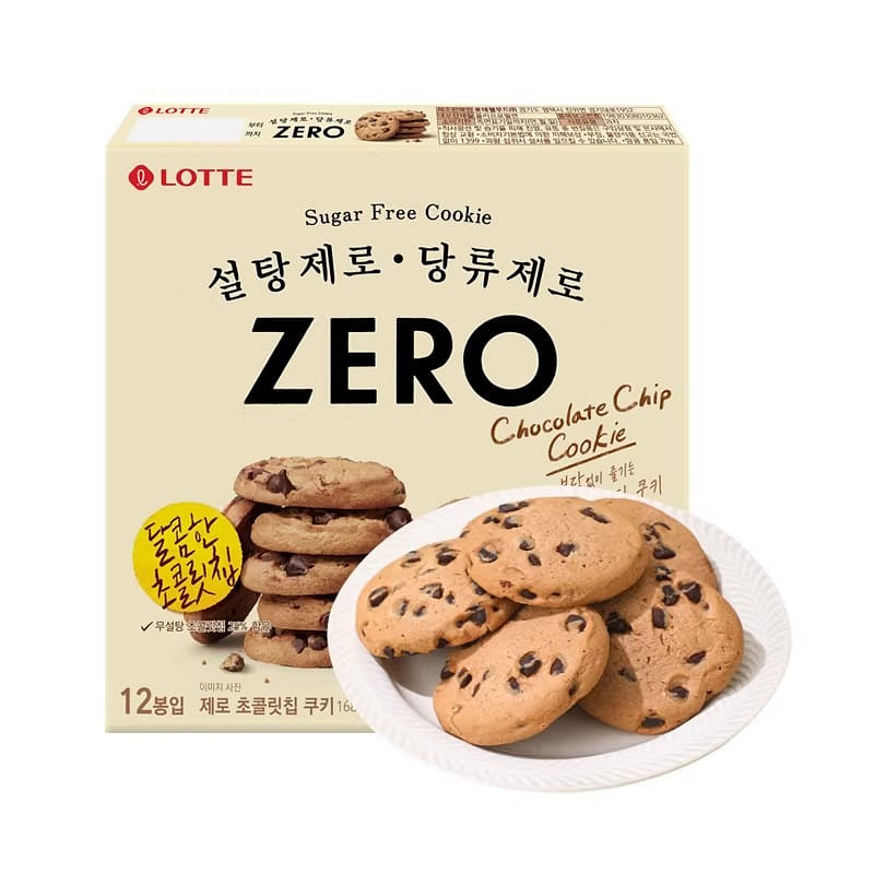 Lotte Korean Zero Sugar Cookies 168 g