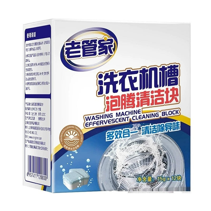Washing Machine Effervescent Tablets, 12 tablets 1 each