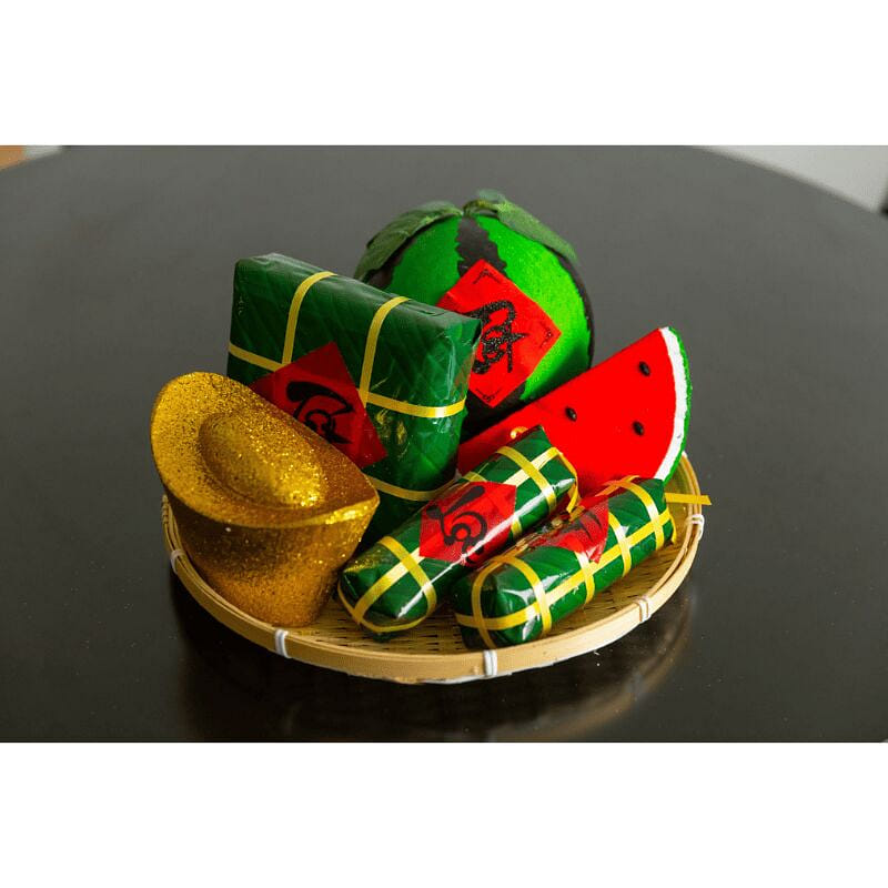 Tet & New Year Lucky Melon Decoration Combo 6 inch 6 count