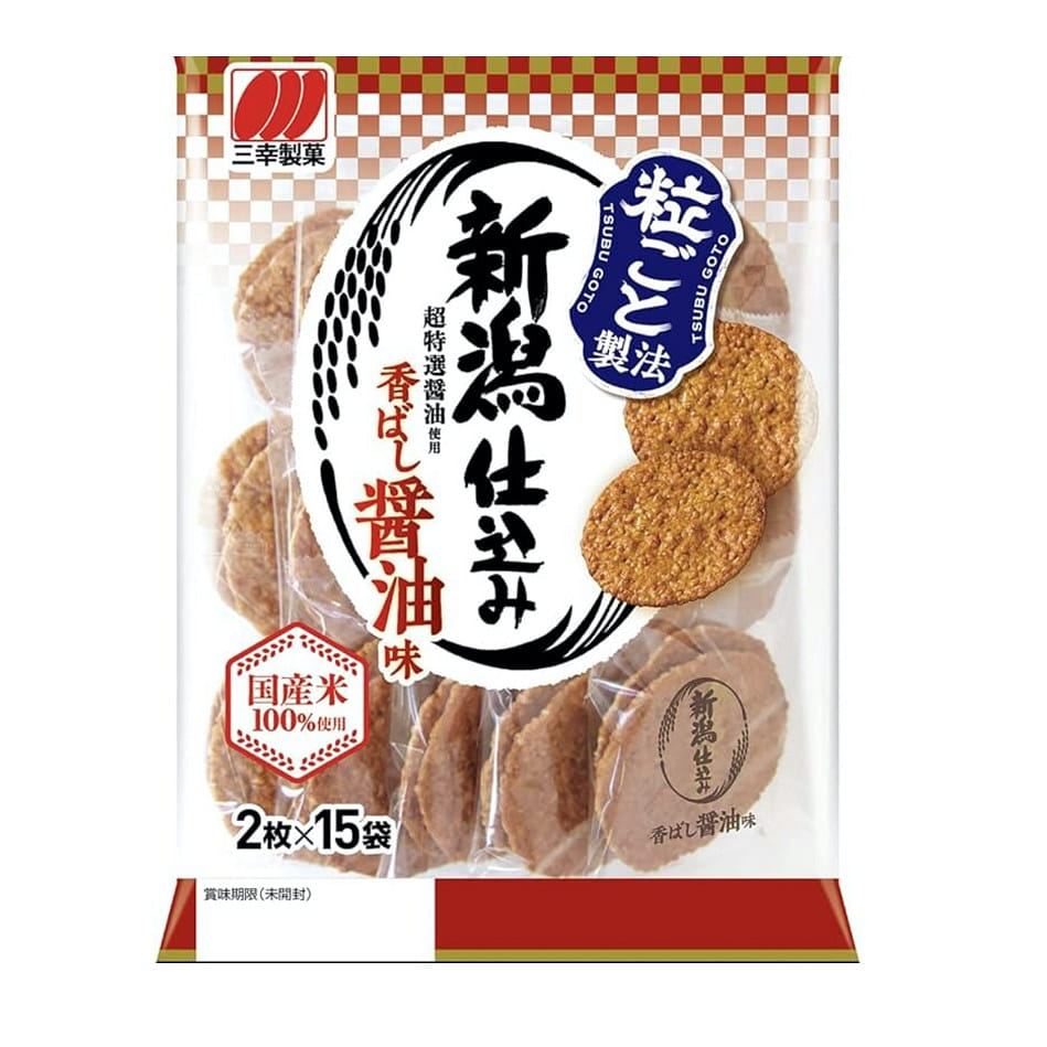 三光制果 新潟酱油味 30个 1 盒