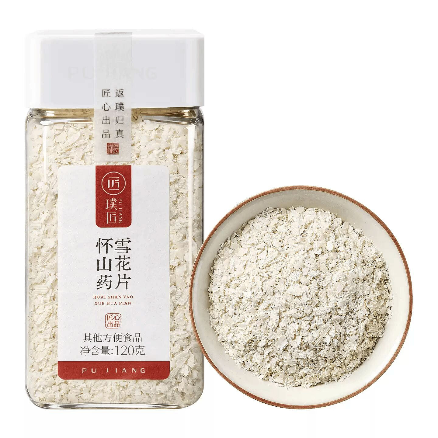 pure iron rod yam snowflakes 120g 120 g