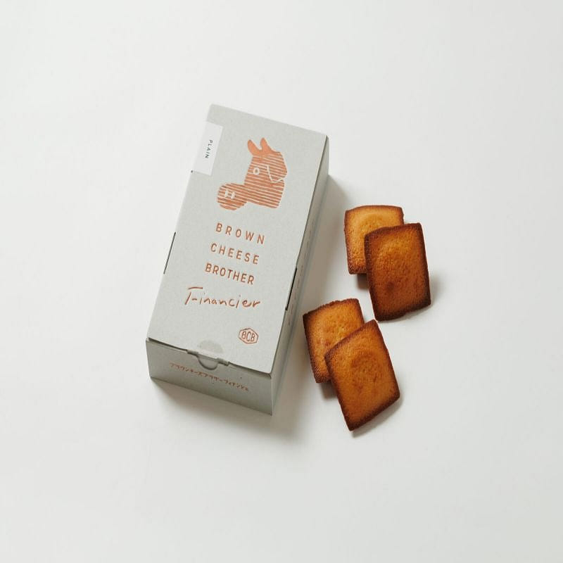 BROWN CHEESE BROTHER Caramel Cheese Sandwich Series Original Financier 4-piece 1 กล่อง