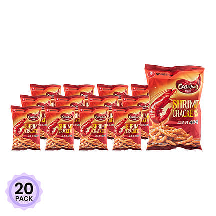 Nongshim 고추장 새우칩 – 한국식 매운맛 – 20 75 g