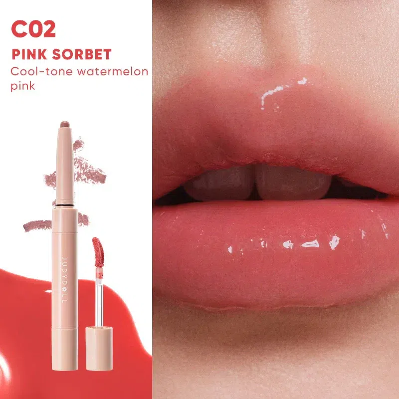 Judydoll Dual-End Lip Liner And Gloss Duo #C02 2.5 그램