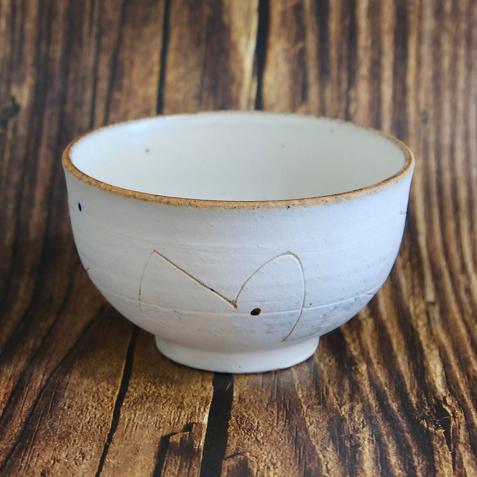 Japan artist Takanori Shape Rice Bowl - Linear 1 count