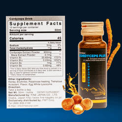 FINE JAPAN Cordyceps Plus (Liquid Cordyceps) 10 bottle