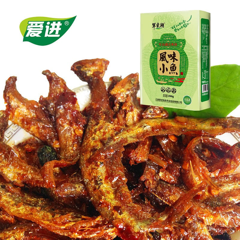 Jiangxi specialty hand-fried fish dried freshwater fish spicy anchovies 200 그램