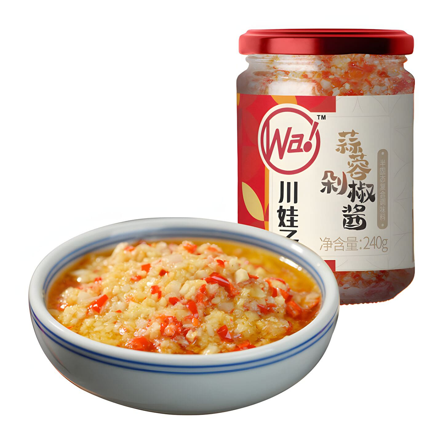 Chuanwazi Garlic and chopped pepper sauce 240 그램