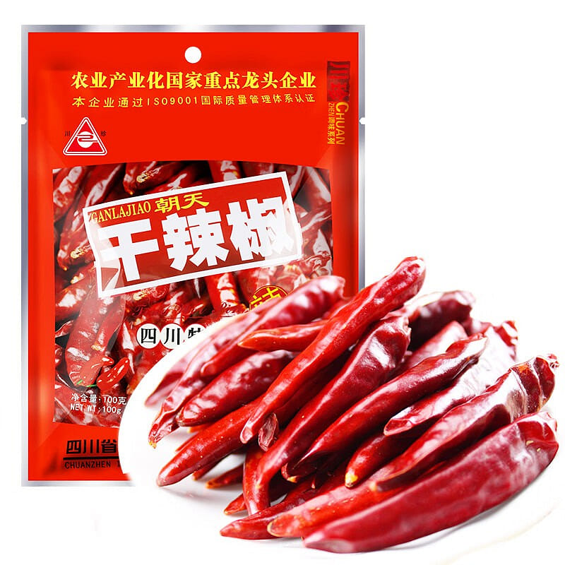 Sichuan Spicy Dried Chaotian Chili Peppers 100 g