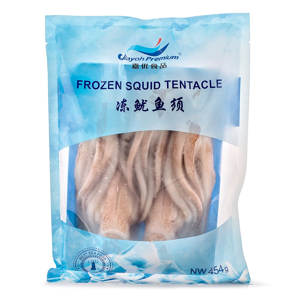 Jiayoh Premium Squid Tentacle, Frozen 1 lb