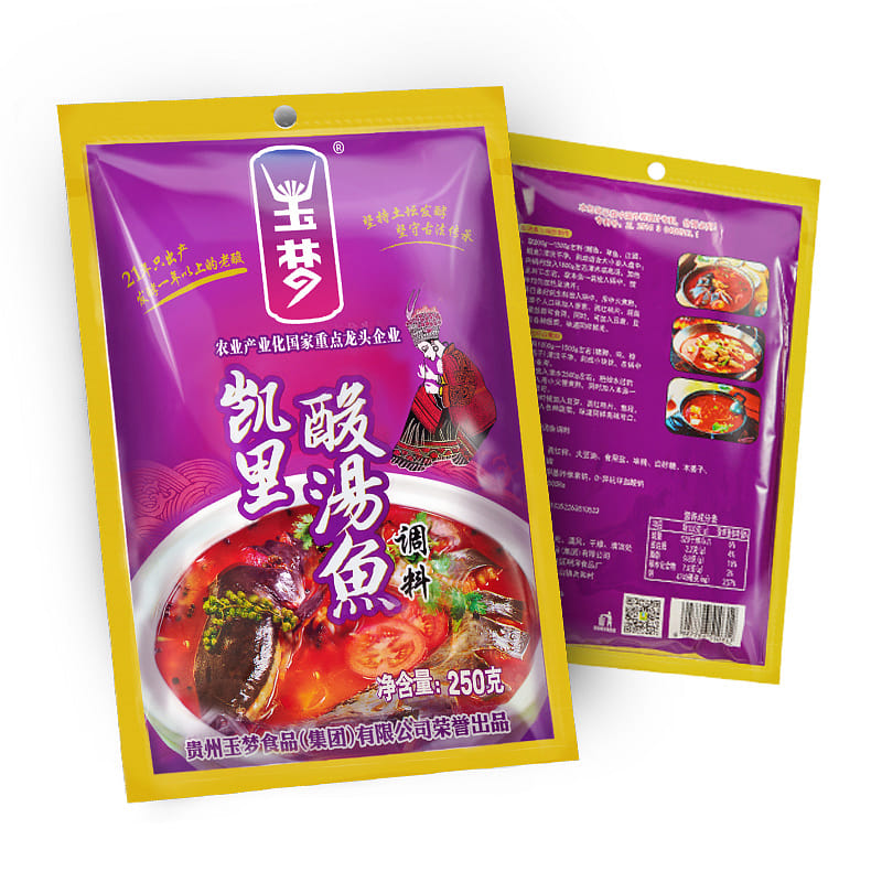 Kaili Sour Fish Soup seasoning 250g*1 bag 250 g
