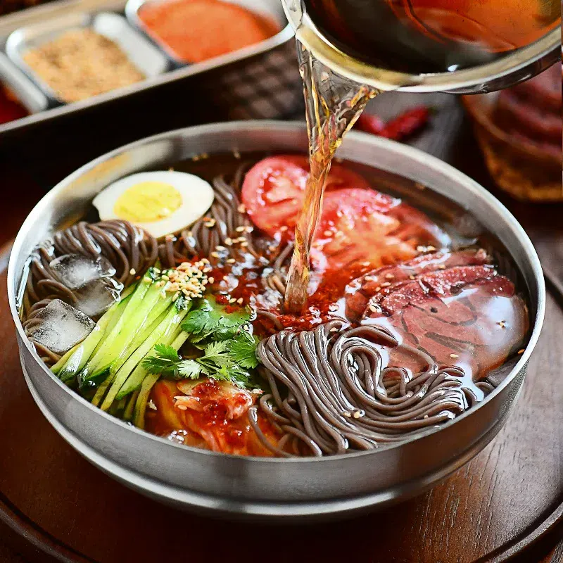 奉天 瀋陽西塔 朝族蕎麥冷麪1袋 延吉朝族特產 370 克