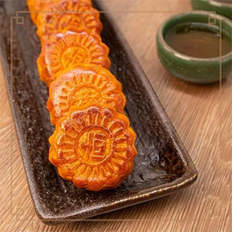 Hang Heung Cake Shop Red Bean Paste Chessman Cake With Mandarin Peel 4 Pieces 1 개