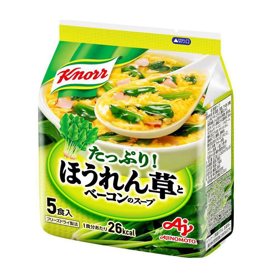 AJINOMOTO KNORR Spanish Bacon Egg Soup 5pcs/ 1 ส่วน