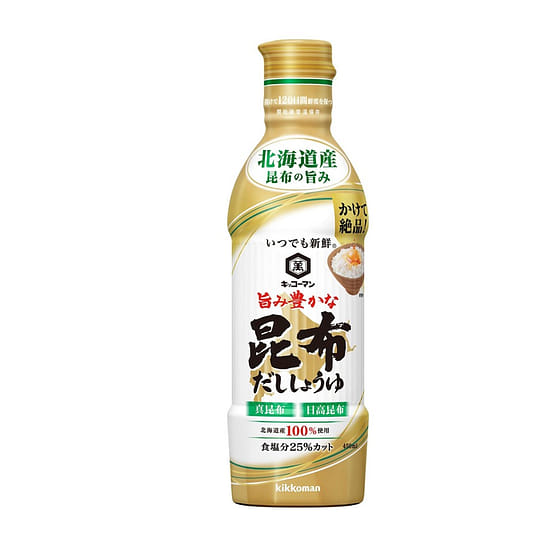 weee_seasoning_Kikkoman Foods  Delicious Kelp Soy Sauce 450 ml