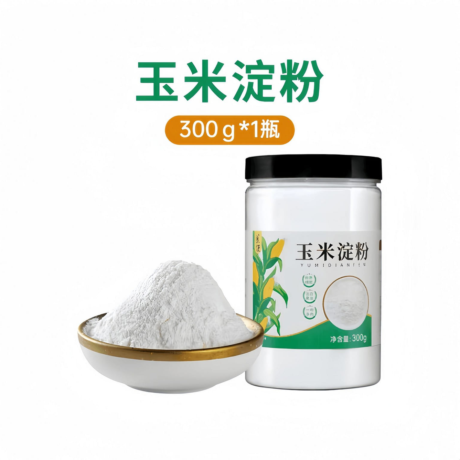 Liangshi Corn Starch 300g*1 Bottle 300 g