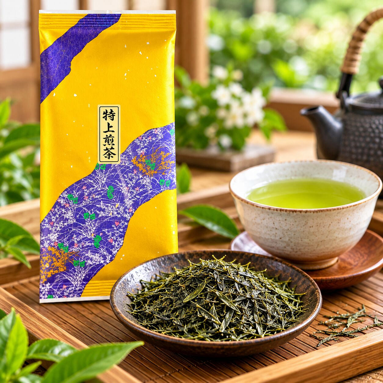 Tokujyo Sencha Gold Premium Loose Leaf Green Tea 100 g