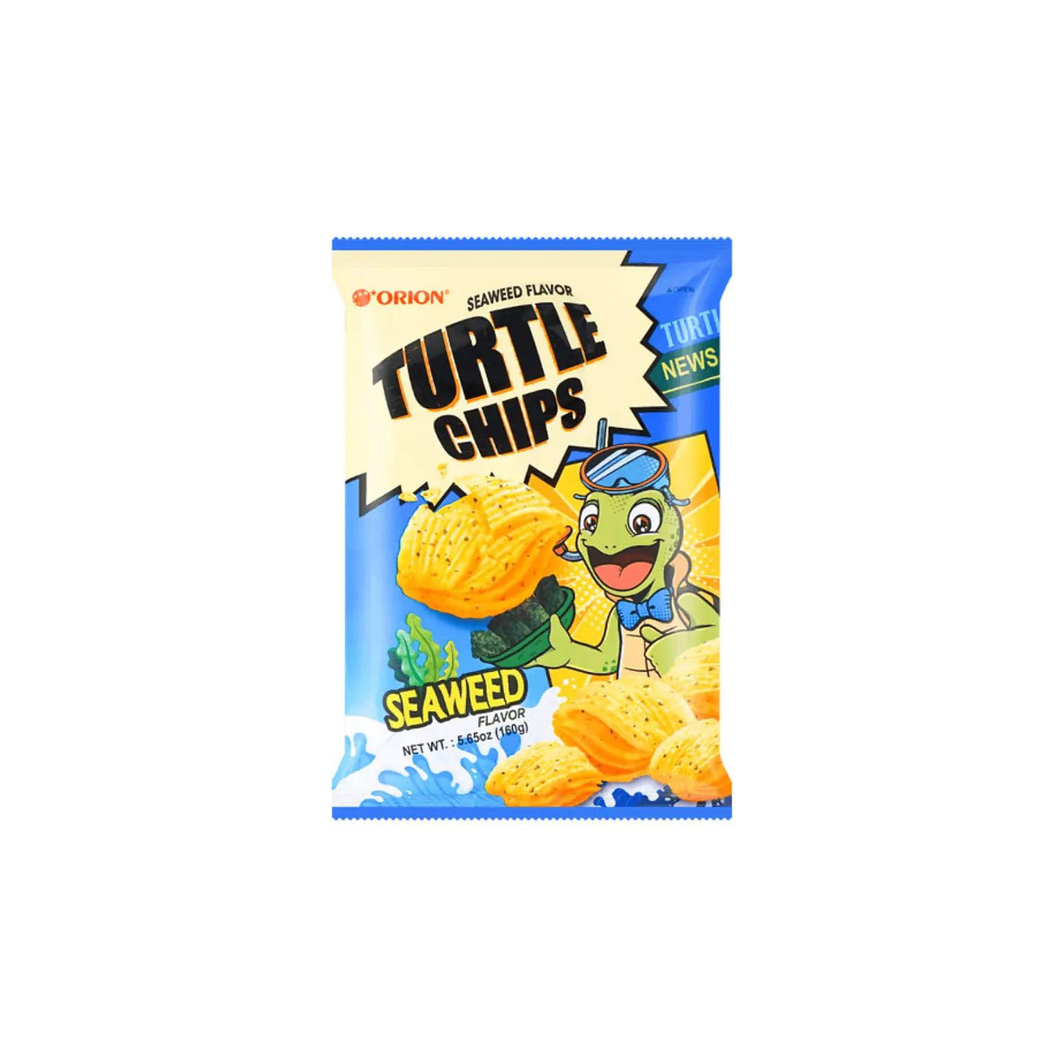 ORION Turtle Chips (Seaweed) 5.65oz(160g) 1 개