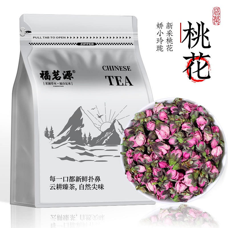 Fumingyuan fresh dried peach blossom 40g 1 ส่วน