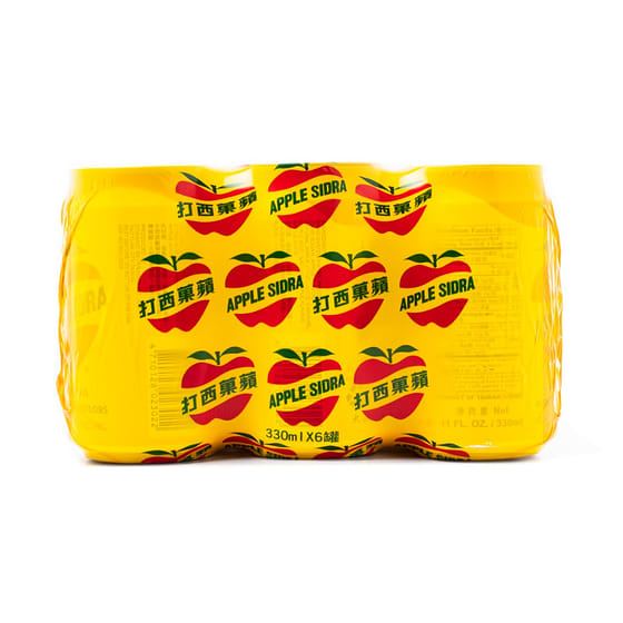 weee_beverages_Daxiyang Apple Sidra Soda 330 ml*6 cans