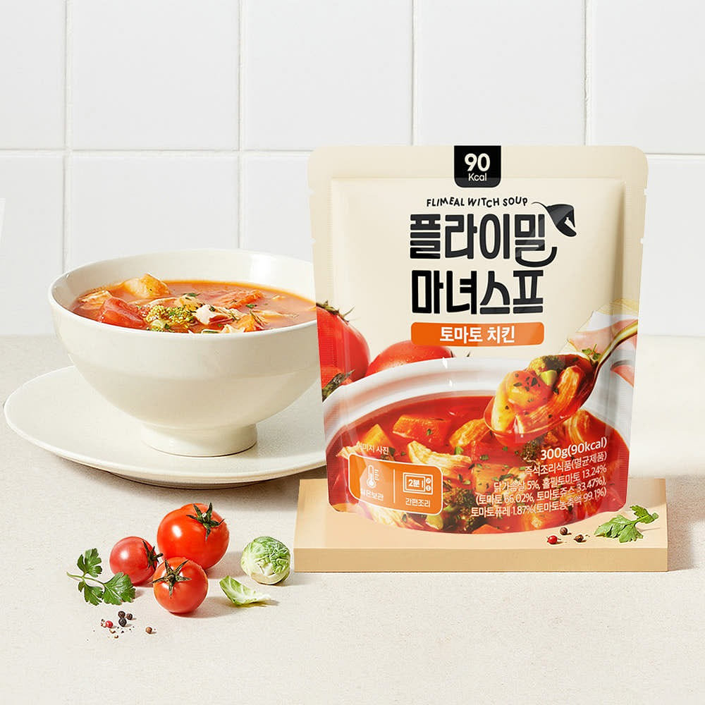 플라이밀 마녀스프 - 토마토 치킨 300g 300 그램