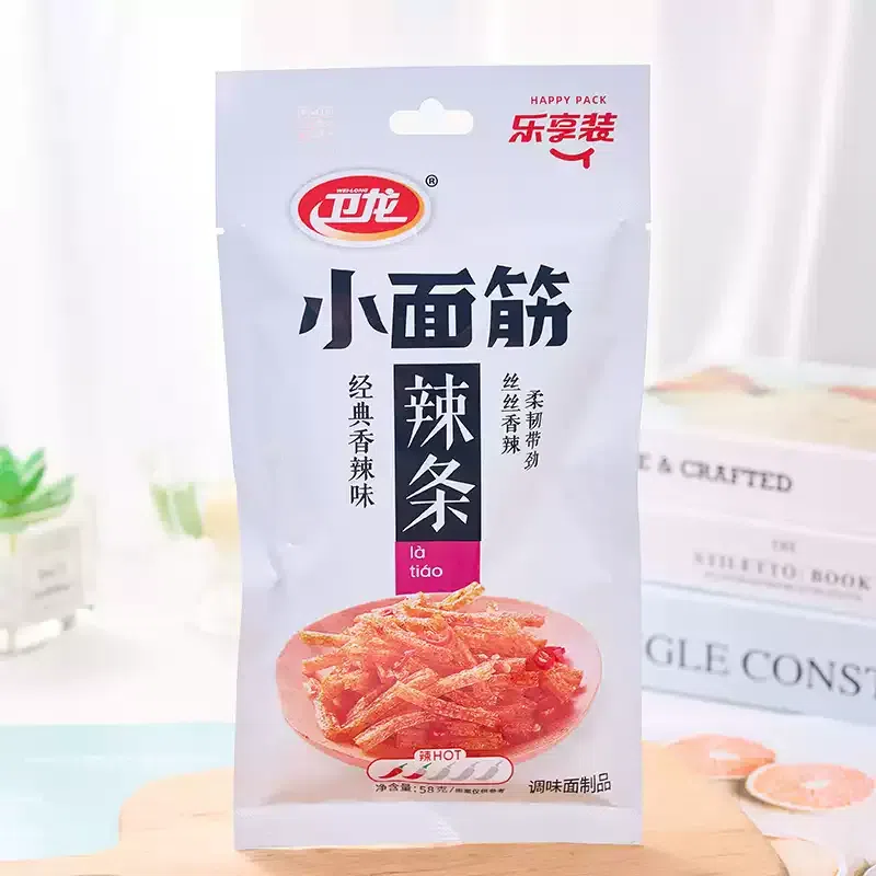 Weilong Spicy Small Gluten Noodles, 58g*1 pack 58 g