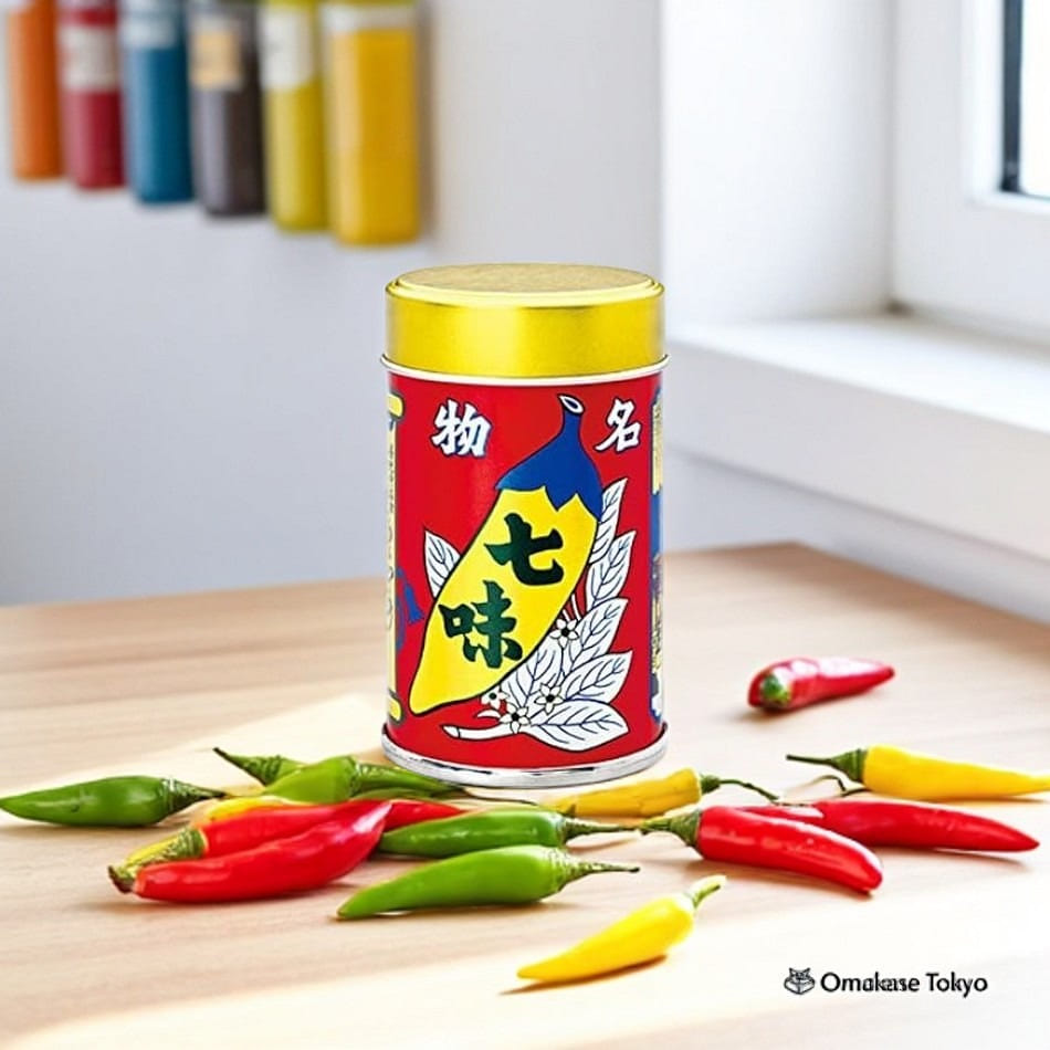 Hachimanya Shichimi Chili Peppers Can 400 그램