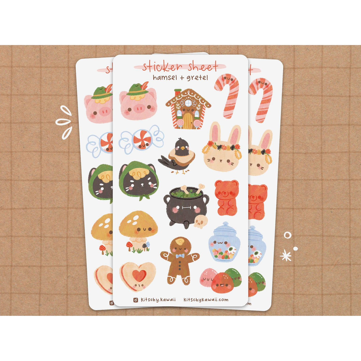 Hansel + Gretel Sticker Sheet 1 개