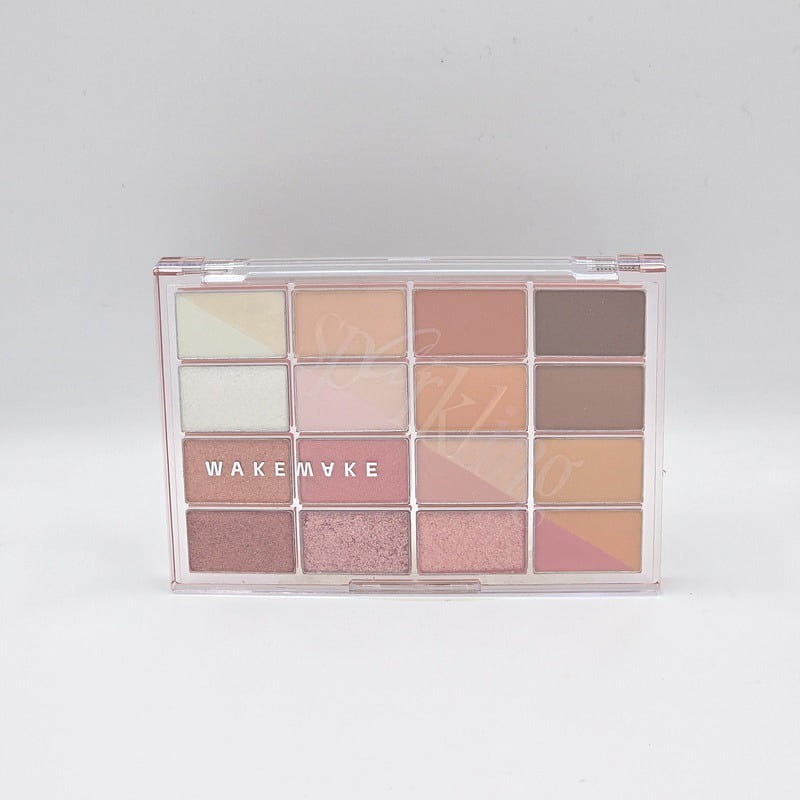 WAKEMAKE Soft Blurring Eye Palette 18 Peach Crush 14 그램