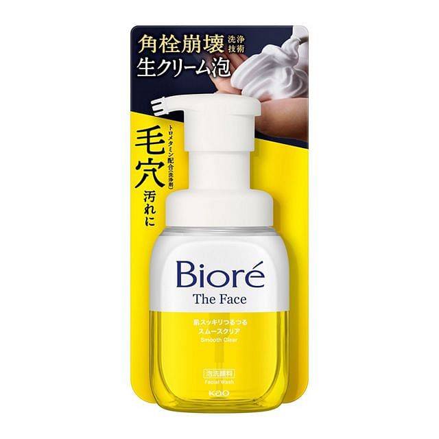 KAO Biore The Face Foam Smooth Facial Wash 200ml 1 each