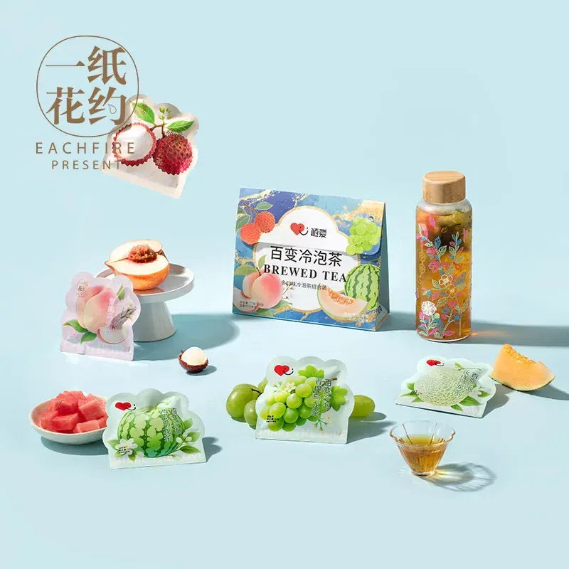 27 grams of versatile and colorful cold brewed tea 27 g