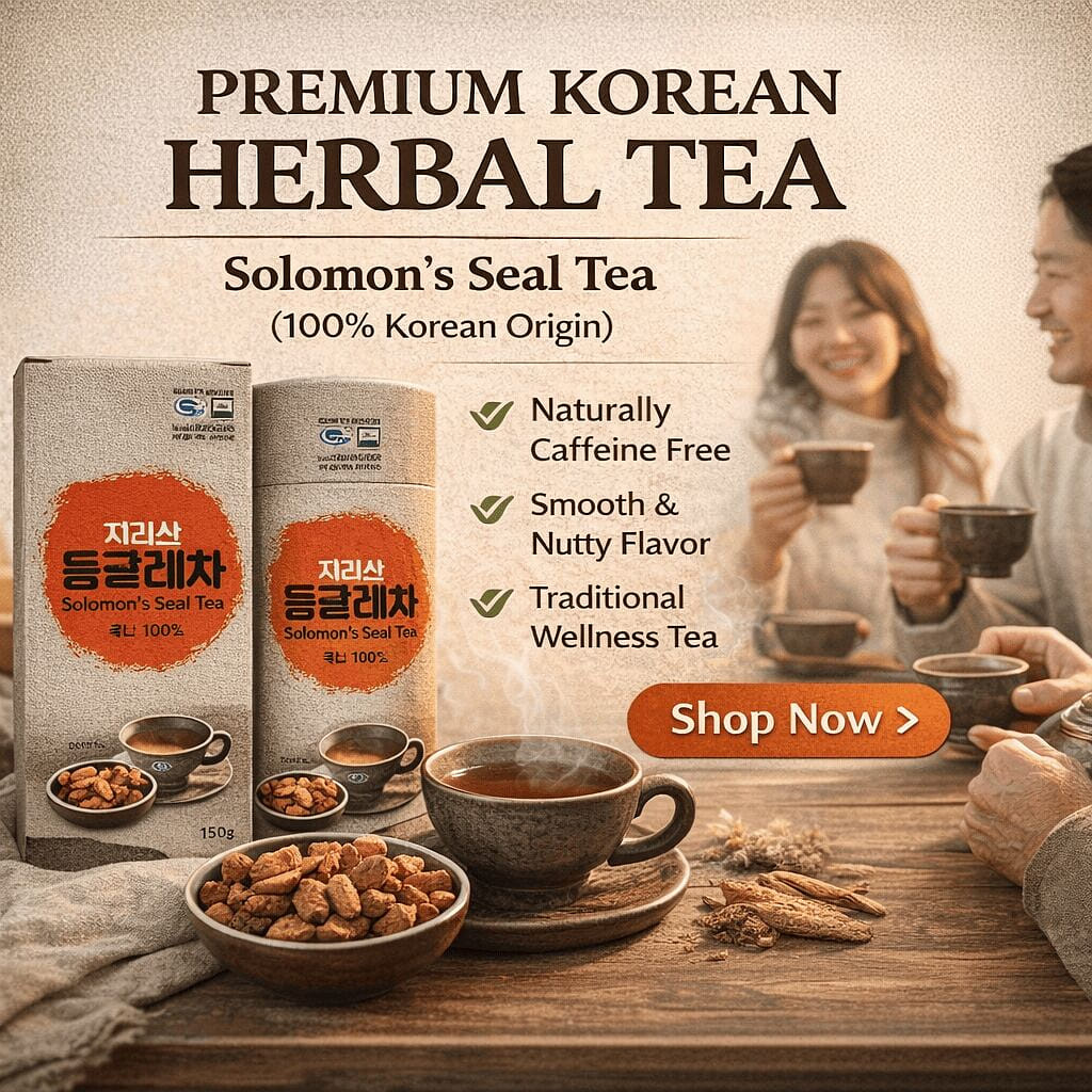 KPURITY'S Healthy Solomon's Seal Tea Korean Traditional Herbal Dunggllae Tea 60g 1 box
