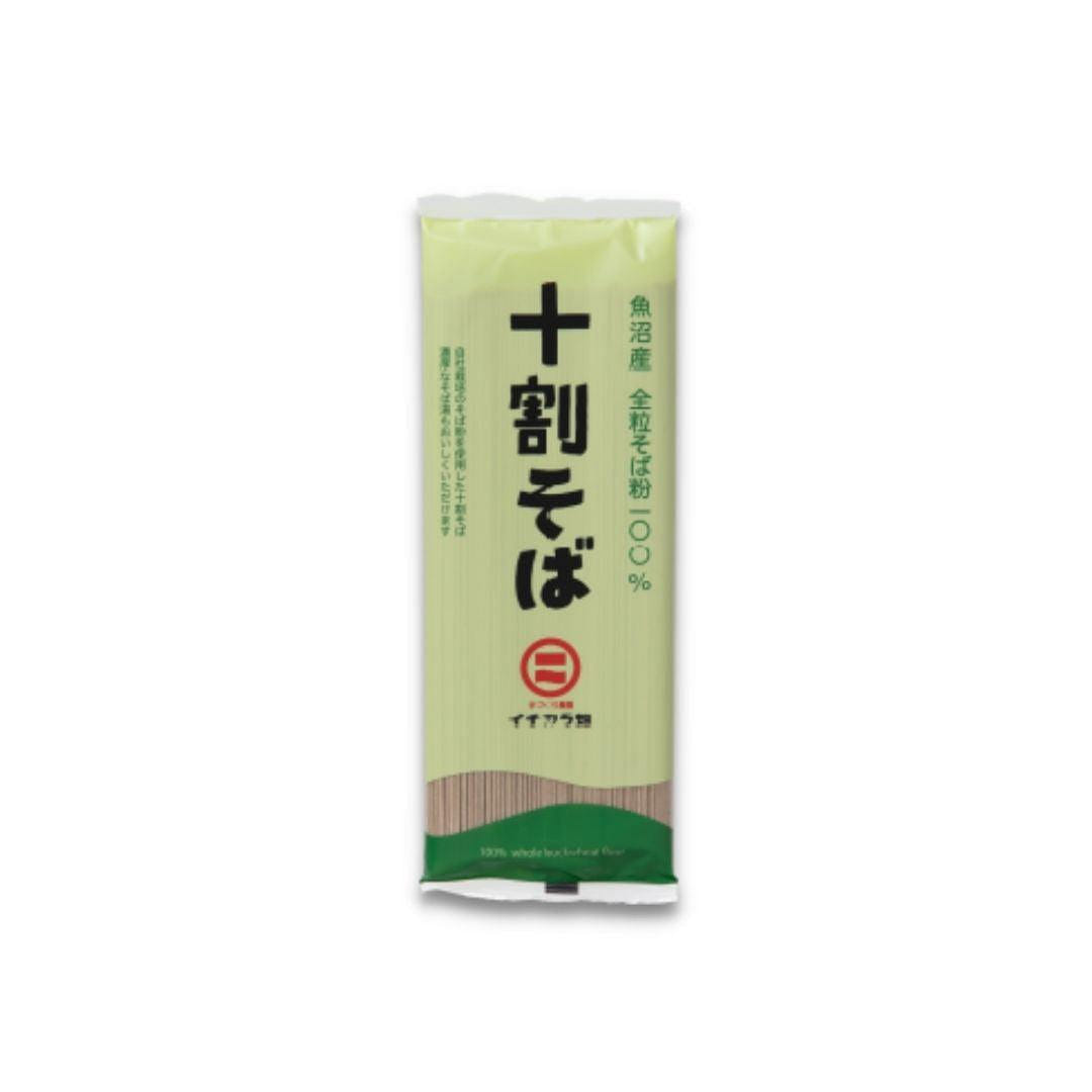 100% Soba (Buckwheat) Noodles (Gluten Free) 十割そば 190 กรัม