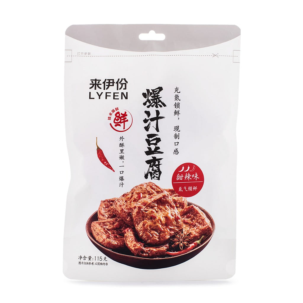 Lyfen 튀긴 두부조림 매콤달콤한 맛 115 그램