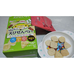 WAKADO Snacks for 1Olds + DHA Shrimp Rice Crackers 1 each