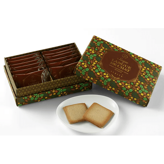 【Japan DirectMail】Saqu LANGUE DE CHAT Gianduja 12 pieces 1 กล่อง