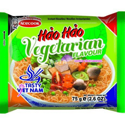 Acecook Hao Hao vegetarian instant noodles 1 count 1 each