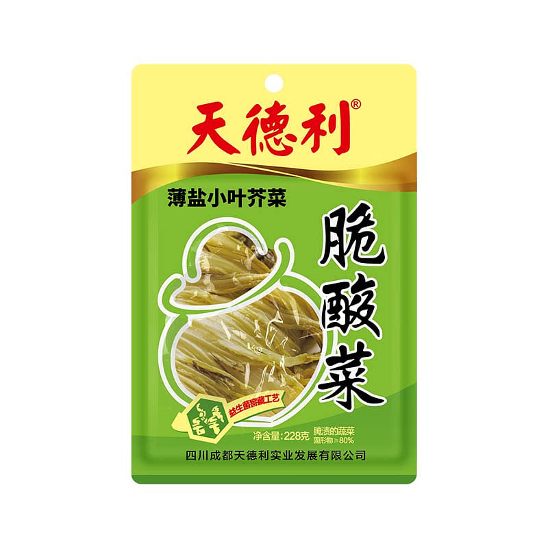 天德利酸菜脆酸菜四川泡菜228g*1袋 228 克